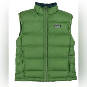 Patagonia Green Puffer Kids' Down Vest(women's medium)